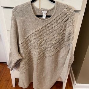JJill asymmetry oversized sweater